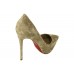 Эксклюзивная брендовая модель Женские замшевые туфли Christian Louboutin Pigalle Grey