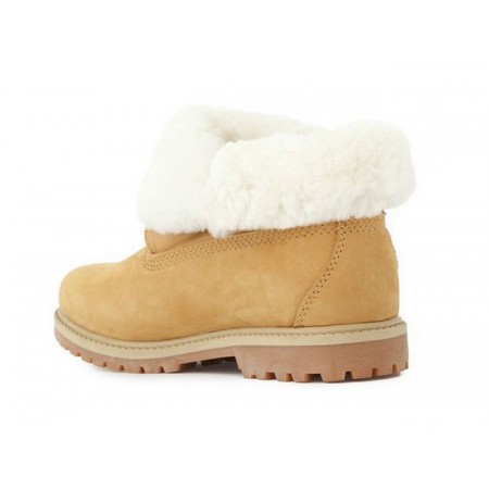 Эксклюзивная брендовая модель Зимние ботинки Timberland Teddy Fleece Wheat