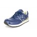 Эксклюзивная брендовая модель Мужские кожаные кроссовки New Balance 574 Blue