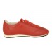 Эксклюзивная брендовая модель Мужские кожаные кроссовки Dolce&Gabbana красные с белой полосой