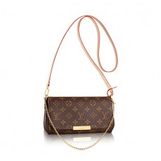 Женский брендовый клатч Louis Vuitton Favorite Broun