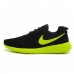Эксклюзивная брендовая модель Кроссовки Nike Roshe Run Black/Green