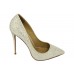 Эксклюзивная брендовая модель Женские летние туфли Christian Louboutin Pigalle белые 