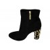 Эксклюзивная брендовая модель Женские ботинки Dolce & Gabbana Black Velvet
