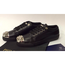 Женские кроссовки Philipp Plein Low Full Black Skull