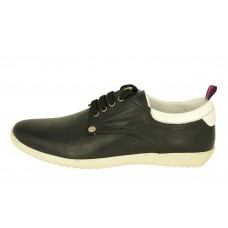 Мужские кожаные кроссовки Louis Vuitton черно-белые