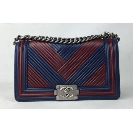 Эксклюзивная брендовая модель Женская сумка Chanel RedBlue X 25 cm