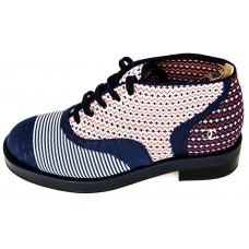 Женские брендовые осенние ботинки из шерсти Chanel Cruise