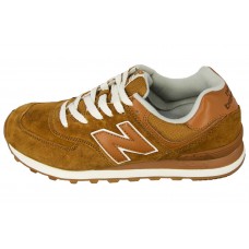 Мужские замшевые кроссовки New Balance 574 Broun